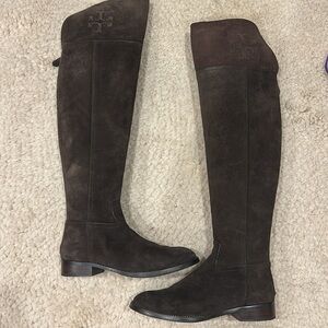 Tory Burch Suede “Simone” Boots